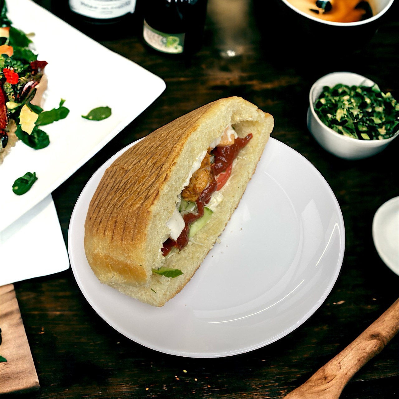 донар с курицей