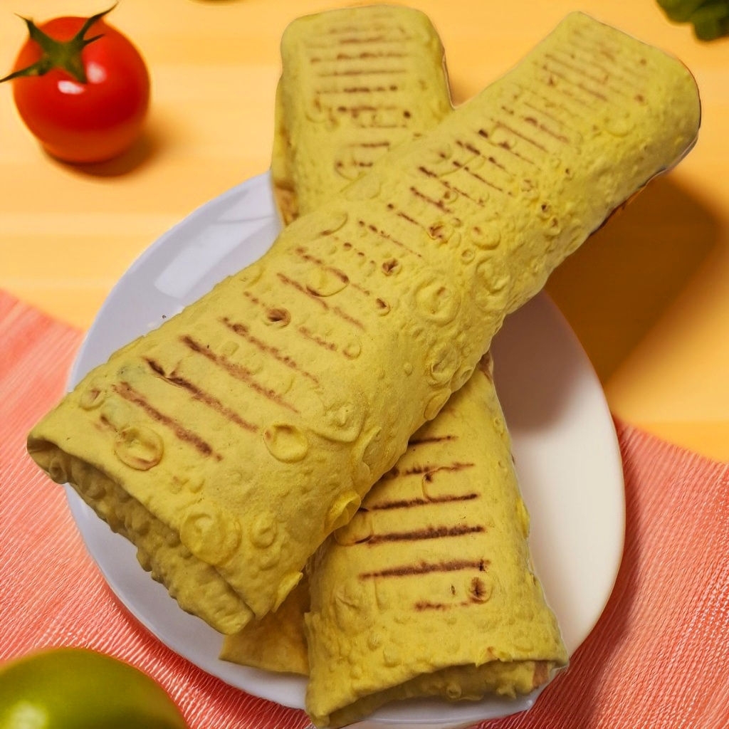 шаурма из свинины в сырном лаваше