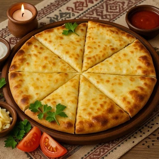 Хачапури с сыром и картошкой
