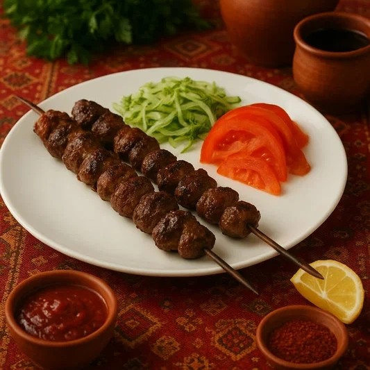 Шашлык из куриных сердечек